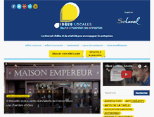 Tablet Screenshot of ideeslocales.fr